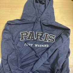 パーカー ネイビー PARIS ロゴのサムネイル