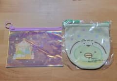【値下げ】すみっコぐらし ポーチ ＆ 巾着 2点セットのサムネイル