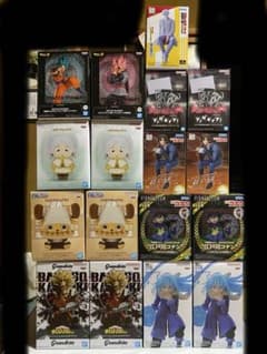 プライズフィギュアまとめ売り17点‼️ヒロアカ　転スラ　葬送　ワンピDB ジョジョ