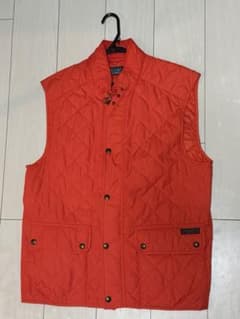 Polo by Ralph Lauren キルティングベスト オレンジ Lのサムネイル