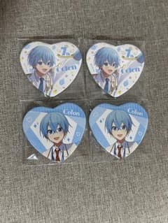 ころん 缶バッジ 4個セット ハート型のサムネイル