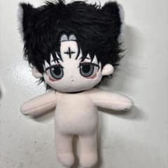 耳付き黒髪ぬいぐるみのサムネイル