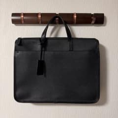 YUKINO × UNITED ARROWS レザー　ビジネスバッグ　ブラックのサムネイル