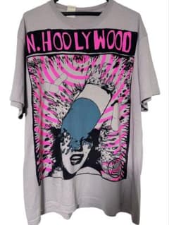 bakateee Tシャツ 手刷り エヌハリ Nハリウッド donrock - メルカリ