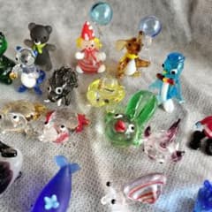 ガラス細工ミニチュア 41点 - メルカリ