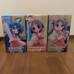 らき☆すた フィギュア泉こなた 柊つかさ 柊かがみ3体セット - メルカリ
