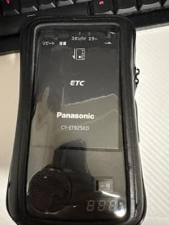 Panasonic ETC車載器 CY-ET925KD 二輪用 - メルカリ
