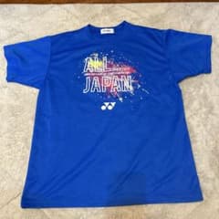 Thumbnail of Sサイズ　ヨネックス　テニスウェア Tシャツ ブルー　オールジャパン
