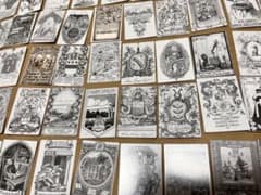 コラージュ素材 おすそ分け32 モノクロ ミニカードのサムネイル