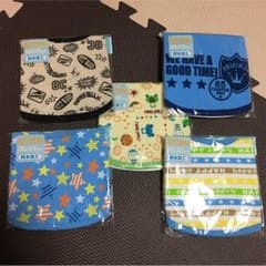 男の子用 スタイ 5枚組 新品のサムネイル