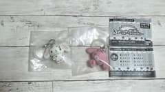 ふわふわめじるしアクセサリー シュガーバニーズ　ぶちうさ ももうさ