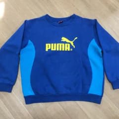 PUMA プーマ トレーナー　キッズ　青　150のサムネイル