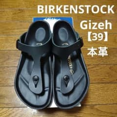 BIRKENSTOCK【39】美品 Gizeh ギゼ／オールブラック／トングのサムネイル
