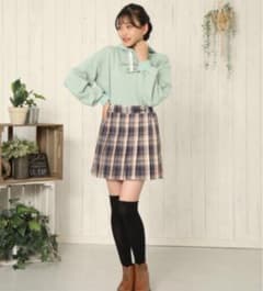 PINKHUNT チェックプリーツスカートのサムネイル