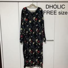 DHOLIC 花柄ロングワンピースのサムネイル