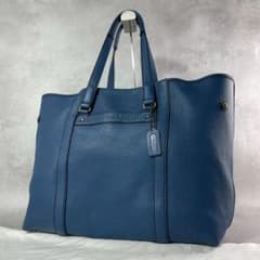 ✨稀少カラー✨美品✨コーチ　ブリーカー　ショッパー　トートバッグ　レザー　ブルー ✨稀少カラー✨美品✨コーチ ブリーカー ショッパー トートバッグ