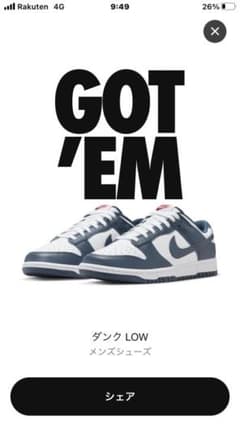 NIKE ナイキ ダンクLOW ValerianBlueのサムネイル