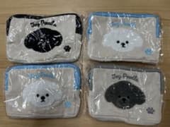 もこふわトイプー　さがらポーチ4つセットのサムネイル