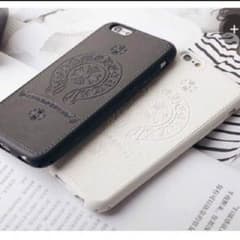 stレザー iPhone7Plus ブラック TPUモバイルケースのサムネイル