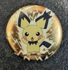 ポケモン スゴわざカンバッジ ギザみみピチュー 2009年 当時物のサムネイル