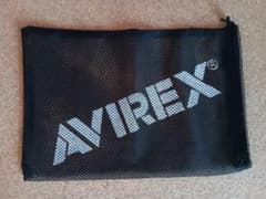 AVIREX メッシュポーチ 巾着袋 ブラックのサムネイル