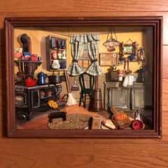 Jean Spiry 額縁シャドーボックス Country Kitchenのサムネイル
