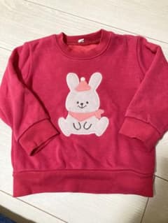 裏起毛　トレーナー　女の子　95のサムネイル