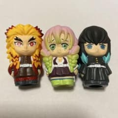 鬼滅の刃 ソフビィ A BOX 3点セットのサムネイル