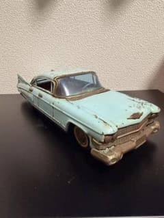 み*子様 キャデラック　ヴィンテージ ブリキ製 自動車 ミニカー ライトブルー み*子様 キャデラック ヴィンテージ ブリキ製 自動車 ミニカー ライト