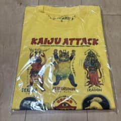ボリス雑貨店　ヒグチユウコ　Tシャツ　怪獣アタック　黄色　Sサイズのサムネイル