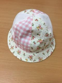 日よけ付き帽子 女の子 46センチのサムネイル