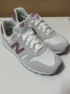 新品・未使用　New Balance 373 スニーカー グレー×ピンクのサムネイル