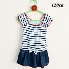 新品／水着 女の子 ワンピース 子供用　キッズ　水泳　プールのサムネイル
