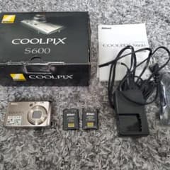【元箱付き 動作品】ニコン COOLPIX S600 デジタルカメラ コンデジ Nikon COOLPIX S600 オールドコンデジ 動作確認済 元箱付き - メルカリ