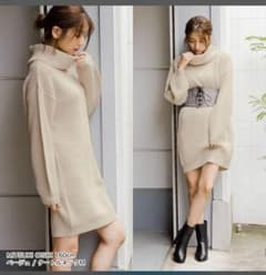 新品 未使用 タグなし ニットワンピースのサムネイル