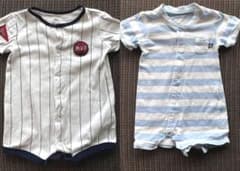 半袖　ロンパース　50-60cm  2枚セットのサムネイル