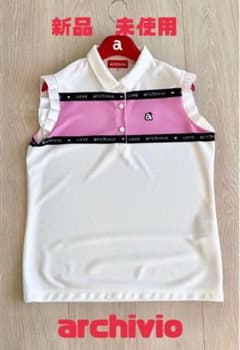 新品 archivio ノースリーブ ポロシャツ レディース 38 - メルカリ