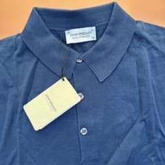 タグ付き新品未使用　ＪOHN SMEDL EＹメンズ　ダークネイビーポロシャツ タグ付き新品未使用 JOHN SMEDL EYメンズ ダークネイビーポロシャツ