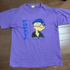 POPEYE ポパイ ヴィンテージ Tシャツ パープル90sのサムネイル