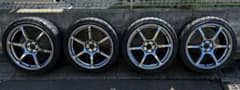 【美品】ADVAN Racing RGⅢ 18インチ 8.5J PCD100のサムネイル