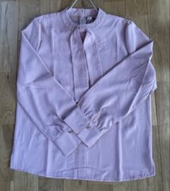 新品　リボン付き長袖シャツのサムネイル
