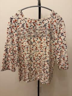 MARC BY MARC JACOBS 花柄 シルクブラウス サイズ0のサムネイル