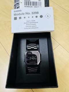 CASIO デジタル腕時計 A168WEM-1シルバー×ブラック - メルカリ