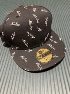 New Era 59FIFTY キャップ ブラック 総柄 7 1/4のサムネイル
