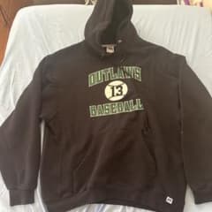 OUTLAWS BASEBALL パーカー Russell Athletic 黒のサムネイル