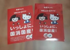 ハローキティ×笑味ちゃん クリアファイル&チラシ　セットのサムネイル