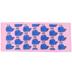 くじら フェイスタオル ピンクのサムネイル