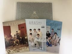 嵐 ARASHI フォトアルバム ファンクラブ記念品＋会報誌5冊 109〜111