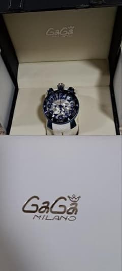 GaGa MILANOガガミラノメンズクロノ中古稼働品のサムネイル