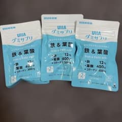 グミサプリ　鉄&葉酸　10日分×3袋のサムネイル